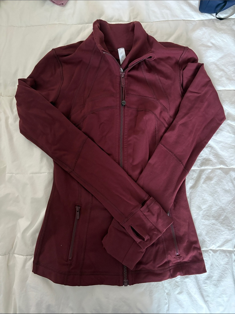 lululemon Define Jacket (size 4, Red Merlot)